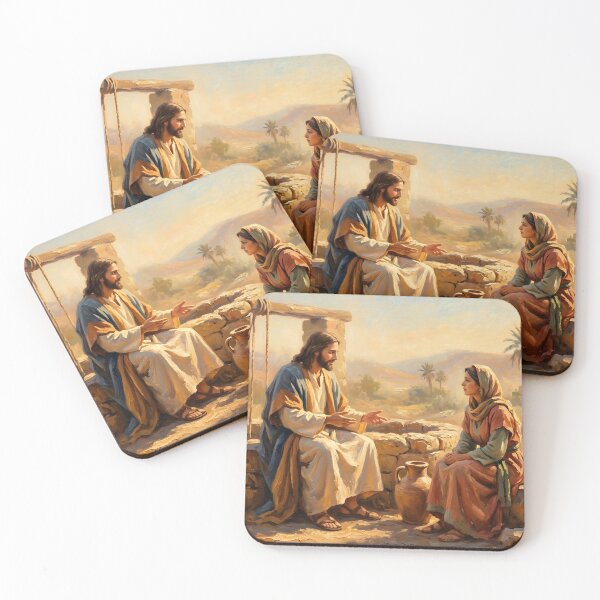 Item preview, Jesus And Samaritan Woman Well designed and sold by RRRShop.