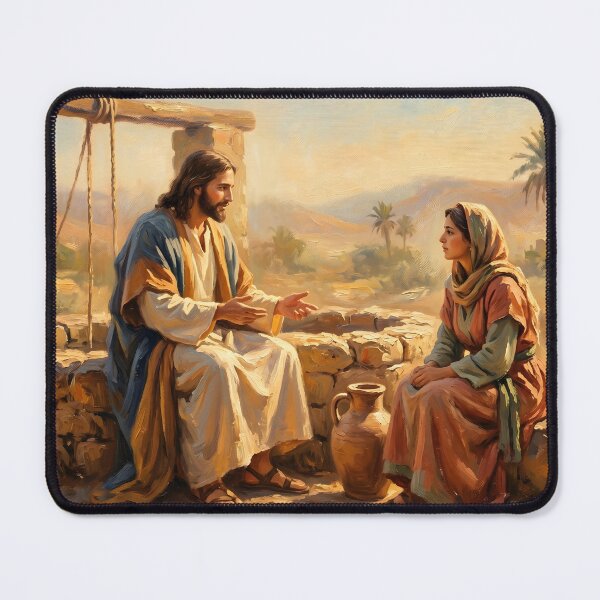 Item preview, Jesus And Samaritan Woman Well designed and sold by RRRShop.