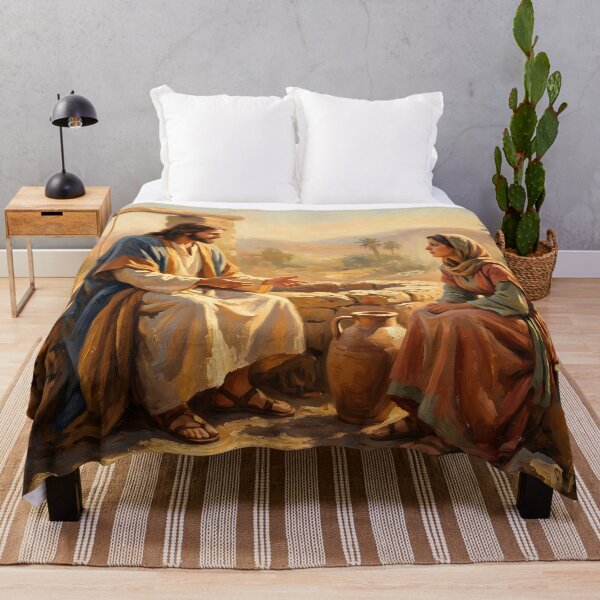 Item preview, Jesus And Samaritan Woman Well designed and sold by RRRShop.