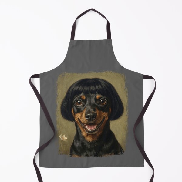 Item preview, Smiling Dachshund Dog with Bob Haircut Painting designed and sold by d247.