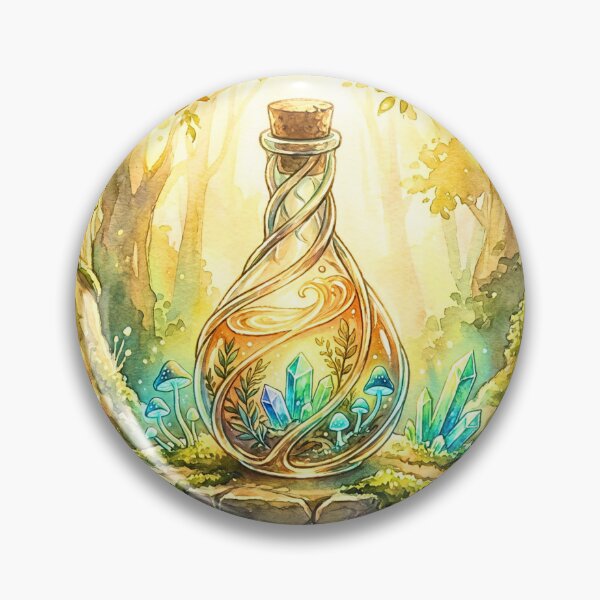 Item preview, Enchanted Forest Potion Crystal Magic designed and sold by Petal & Pattern Co.