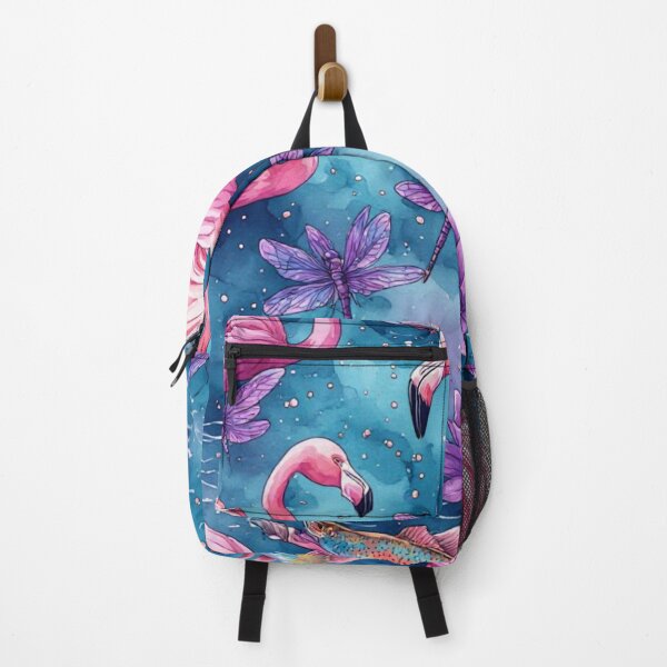 Item preview, Mystical Lotus Pond with Flamingos and Trout designed and sold by dcohea.