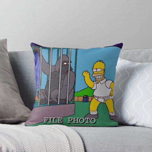 Item preview, Homer vs Gorilla file photo cartoon moment designed and sold by DohLab.