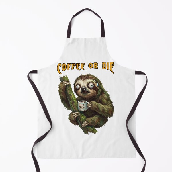 Item preview, Coffee Or Die Stressed Sloth Funny designed and sold by TeeARTHY.