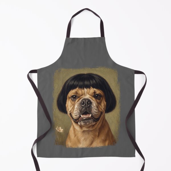 Item preview, Funny Bulldog Bob Haircut Dog Portrait designed and sold by d247.