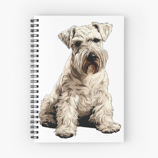 Item preview, White Standard Schnauzer Dog Illustration designed and sold by whyitsme.