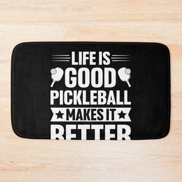 Item preview, Life is Good Pickleball Makes it Better Funny Pickle Ball designed and sold by smartrocket.