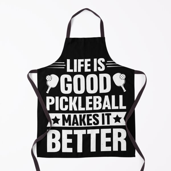 Item preview, Life is Good Pickleball Makes it Better Funny Pickle Ball designed and sold by smartrocket.