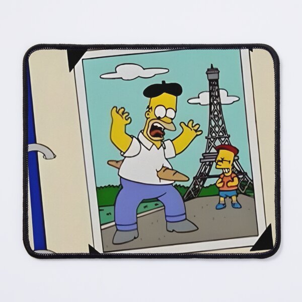 Item preview, Photo Album Homer and Bart in Paris designed and sold by DohLab.
