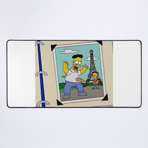 Item preview, Photo Album Homer and Bart in Paris designed and sold by DohLab.