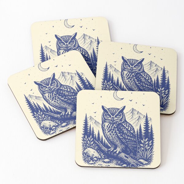 Item preview, Woodland Owl Wilderness Art designed and sold by 89shirts.