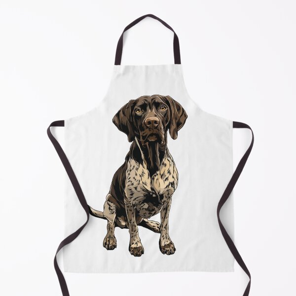 Item preview, German Shorthaired Pointer Dog Illustration designed and sold by whyitsme.