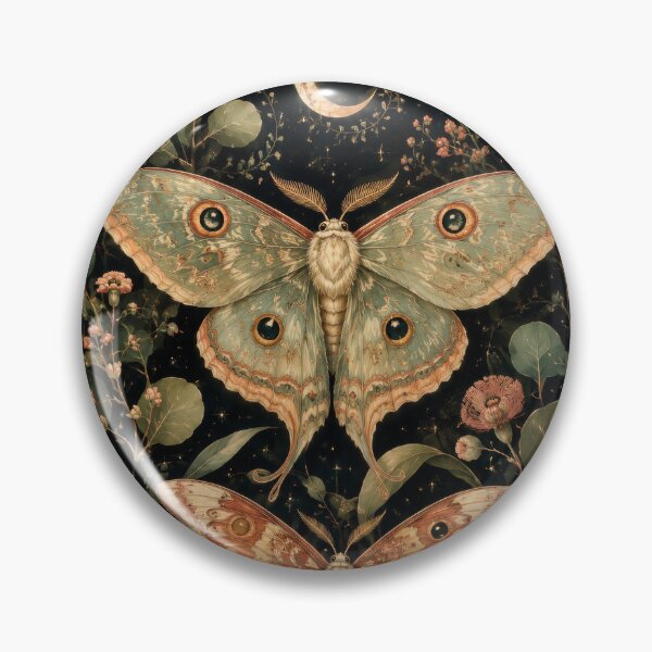 Item preview, Eucalyptus Foliage Half Moon Moth designed and sold by scicilysimonee.