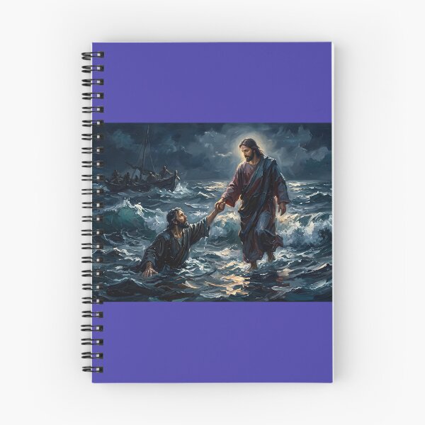 Item preview, Jesus Walking On Water Painting designed and sold by RRRShop.