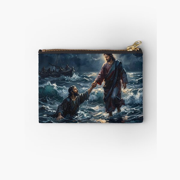 Item preview, Jesus Walking On Water Painting designed and sold by RRRShop.