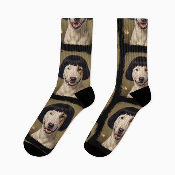 Item preview, Funny Bull Terrier Dog Bob Haircut Portrait designed and sold by d247.