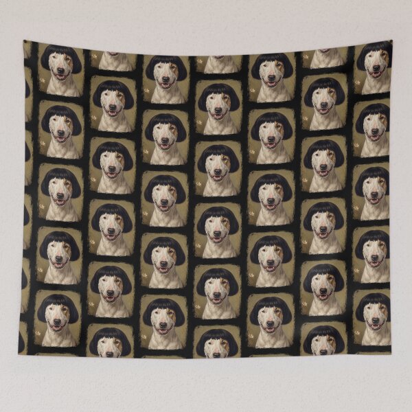 Item preview, Funny Bull Terrier Dog Bob Haircut Portrait designed and sold by d247.