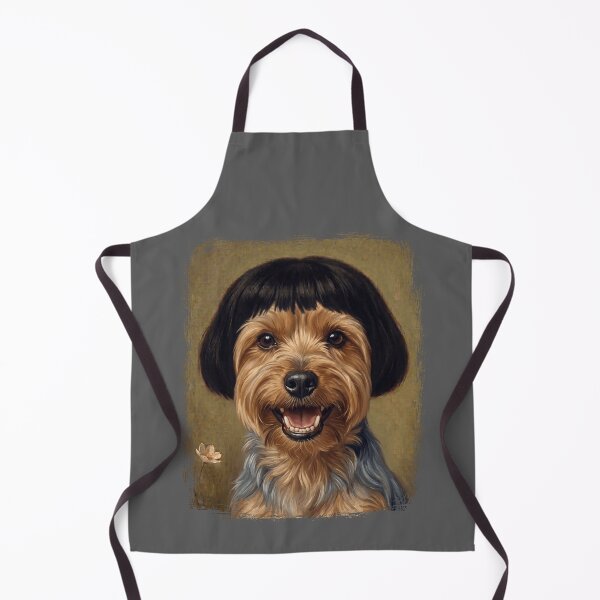 Item preview, Funny Yorkie Dog Bob Haircut Pet Portrait designed and sold by d247.