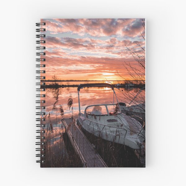 Aperçu de l'œuvre bateau sunset lake créée et vendue par Cheneuil.