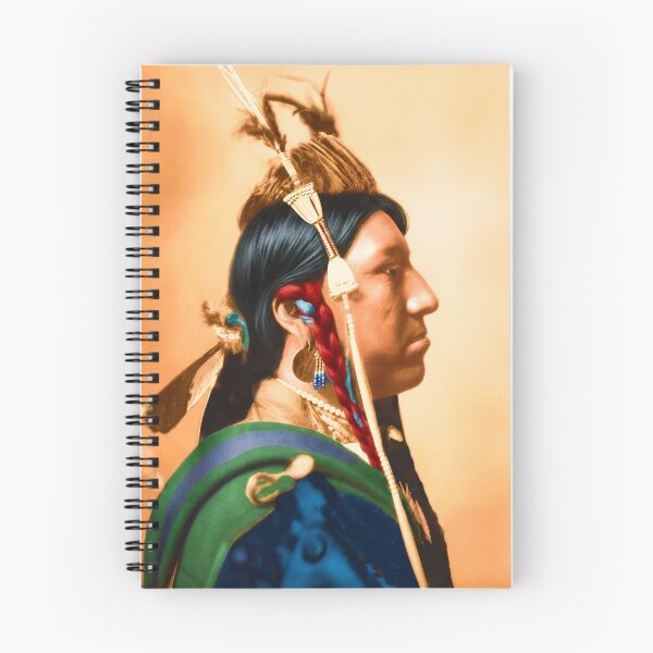 Item preview, Swallow Bird - Apsaroke designed and sold by American Southwest: Colorized photography from Edward S. Curtis.