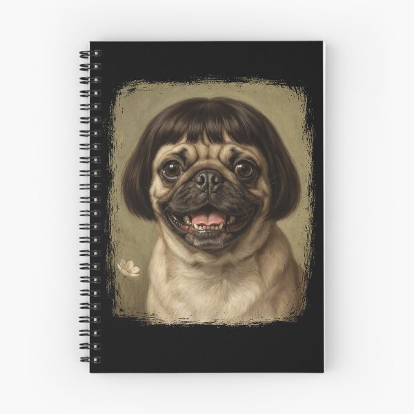 Item preview, Happy Pug Dog Bob Haircut Portrait Pet Lover designed and sold by d247.