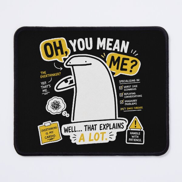 Item preview, Overthinker designed and sold by Soffar-So-good.