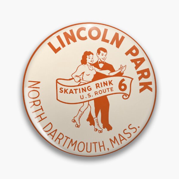 Item preview, Lincoln Park Roller Rink North Dartmouth Massachusetts Roller Skating Rink Sticker Decal Label Design 2 designed and sold by tislord.