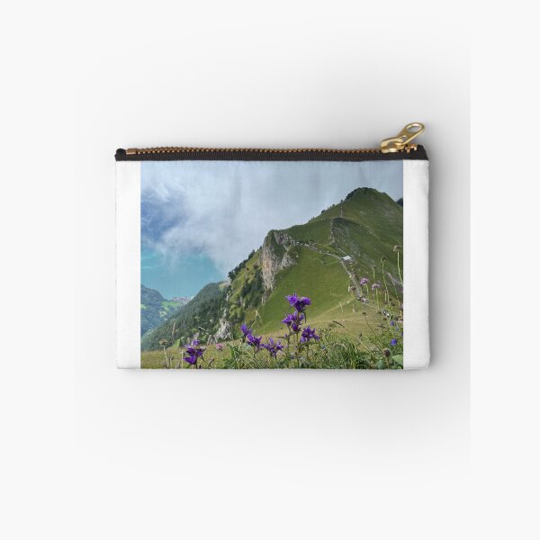 Item preview, Swiss Alps Wildflowers Mountain Panorama Switzerland designed and sold by Lia-cheer.