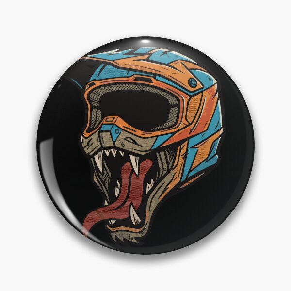 Item preview, Motocross Helmet - Cat - Motorcycle Racing designed and sold by RaceDayRags.