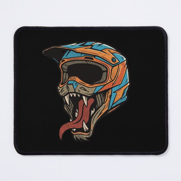 Item preview, Motocross Helmet - Cat - Motorcycle Racing designed and sold by RaceDayRags.