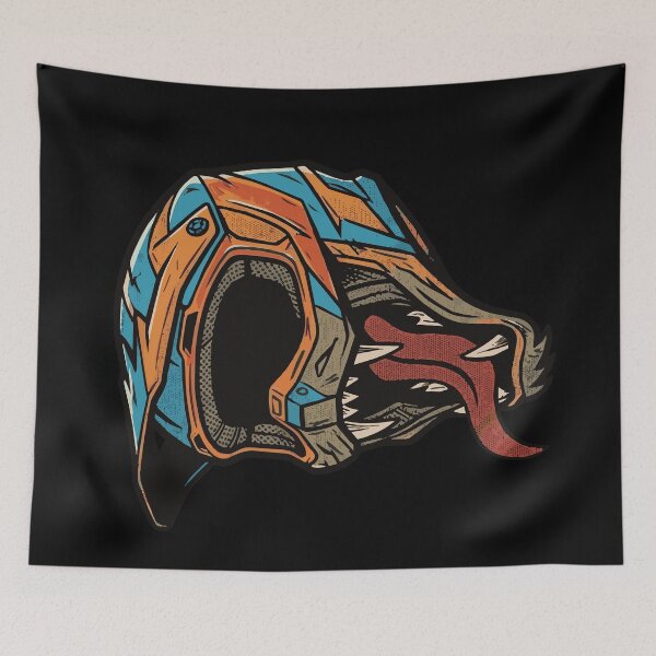Item preview, Motocross Helmet - Cat - Motorcycle Racing designed and sold by RaceDayRags.
