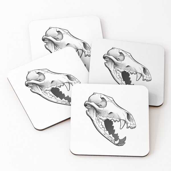Item preview, coyote skull designed and sold by chaoticcaprisun.