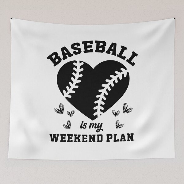 Item preview, Baseball is my weekend plan - Softball mom designed and sold by gunaone-design.