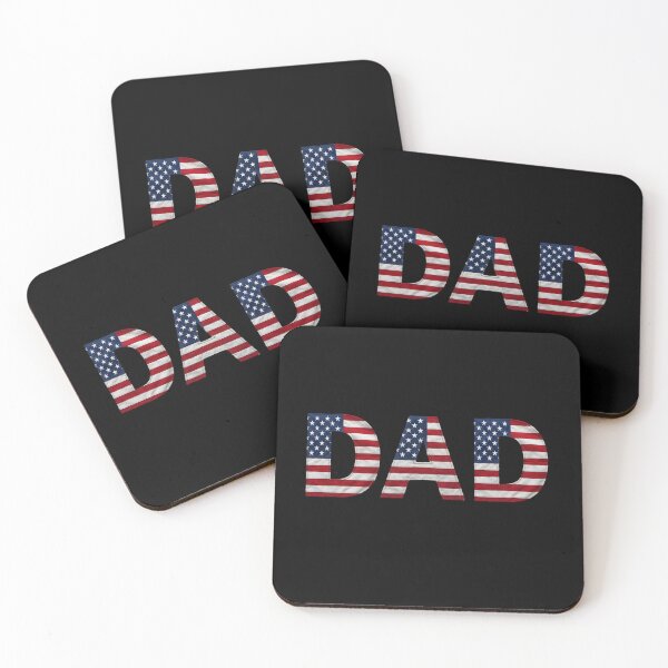 Item preview, Patriotic Dad American Flag Typography designed and sold by Lozarux.