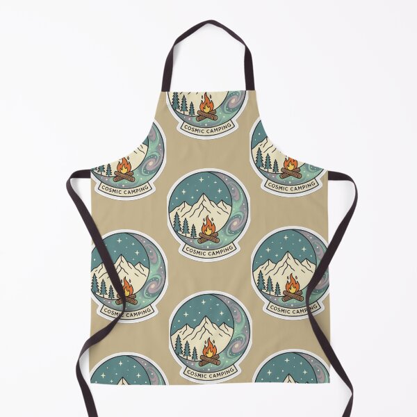 Item preview, Cosmic Camping Mountain Campfire Sticker PNG | Transparent Background designed and sold by arifali786.