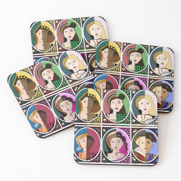 Item preview, Duality of a Queen: The Six Queens designed and sold by Alice Boleyna Art.
