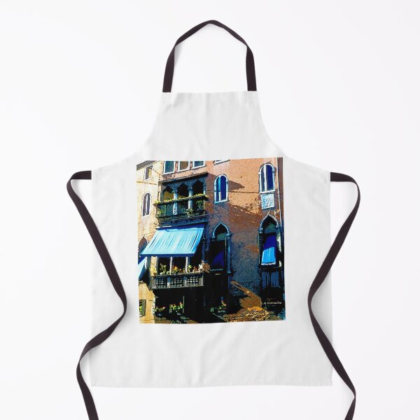 Item preview, Venice, Italy, June 6, 1959, Apartment House Building, Digital Illustration designed and sold by AMacGPhilly.