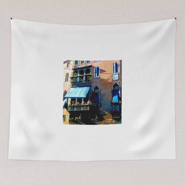 Item preview, Venice, Italy, June 6, 1959, Apartment House Building, Digital Illustration designed and sold by AMacGPhilly.