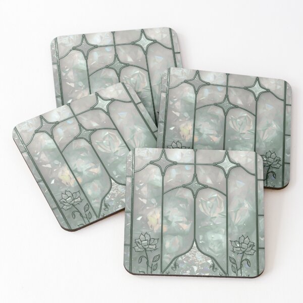 Item preview, Sacred Roses and Stars in Glass designed and sold by BriSher.