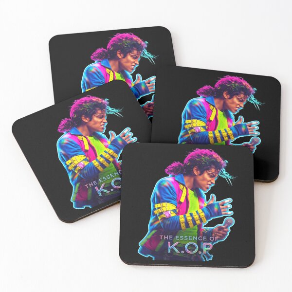 Item preview, Neon King of Pop Michael Jackson Essence KOP Art designed and sold by ExploreAura Studio.