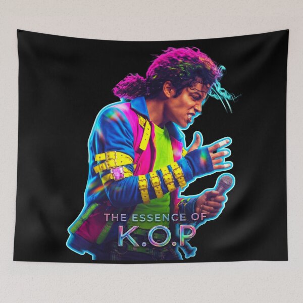 Item preview, Neon King of Pop Michael Jackson Essence KOP Art designed and sold by ExploreAura Studio.