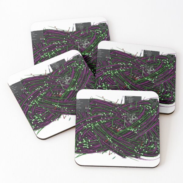 Item preview, Cyber Wireframe Chaos designed and sold by krish-prints.