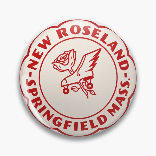 Item preview, New Roseland Springfield Massachusetts Roller Skating Rink Sticker Decal Label designed and sold by tislord.