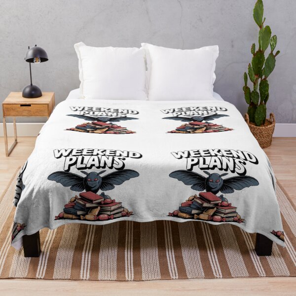 Item preview, Weekend Plans Mothman Horror Books Halloween Design designed and sold by Raw Tigers.