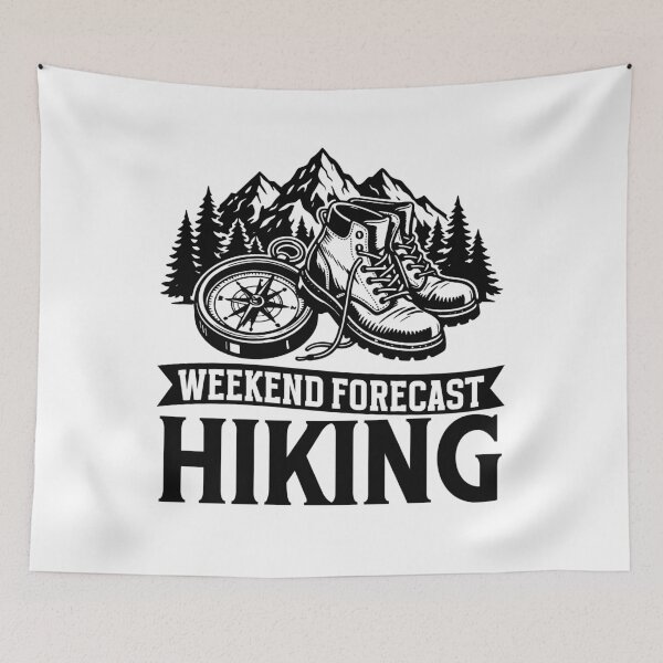 Item preview, Weekend Forecast Hiking Mountain Adventurer designed and sold by gunaone-design.