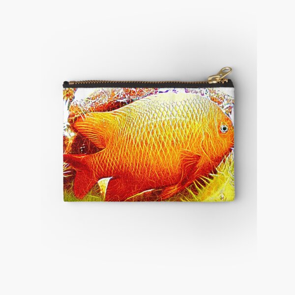 Item preview, Orange Damselfish, Orange Honey Damsel, Tropical Reef Fish designed and sold by AMacGPhilly.