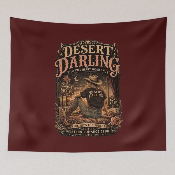 Item preview, Vintage Cowgirl Western Graphic | Desert Motel Americana Style designed and sold by Anyshca.