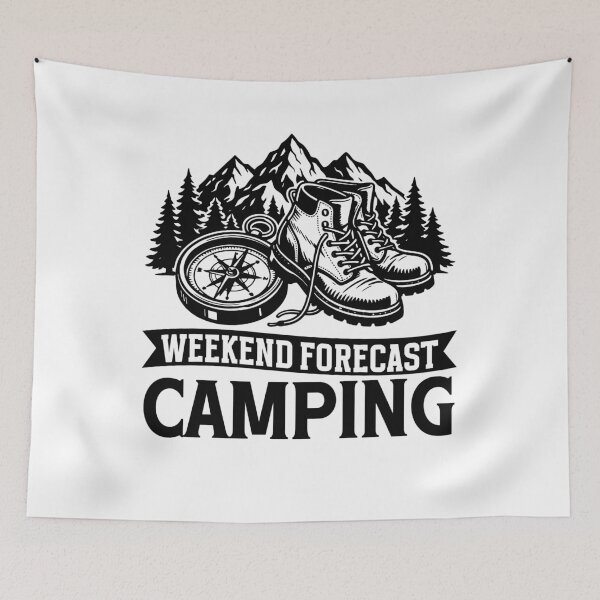 Item preview, Weekend Forecast Camping - Adventurer Gift designed and sold by gunaone-design.