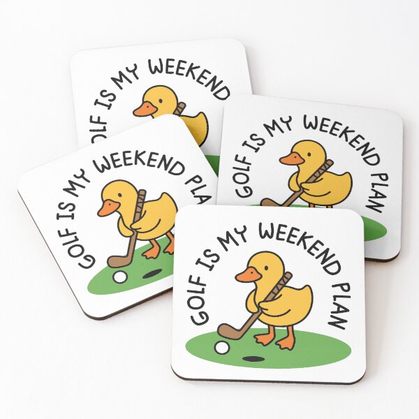 Item preview, Golf is My Weekend Plan - Funny Silly Goose Golfing designed and sold by gunaone-design.