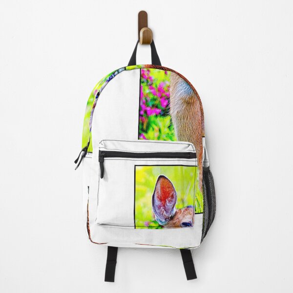 Item preview, Whitetailed Deer, Doe, in a Flowery Field, Digital Illustration designed and sold by AMacGPhilly.
